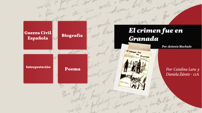 El crimen fue en granada by Catalina Lara on Prezi