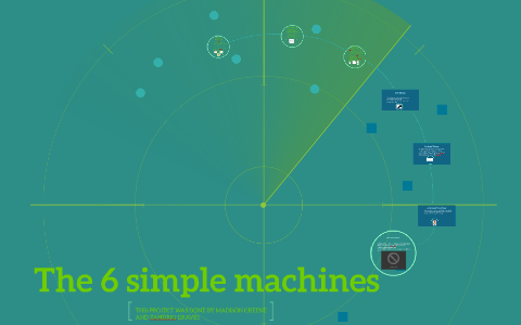 The 6 simple machines by marquis gary on Prezi