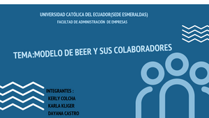 MODELO DE BEER Y SUS COLABORADORES by Kerly Colcha Guashpa on Prezi Design