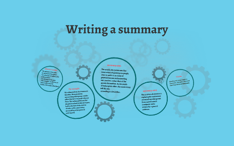Writing a summary by Molly Zimmerman on Prezi
