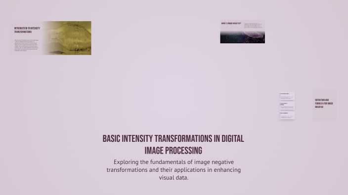 Basic Intensity Transformations in Digital Image Processing by arij ...