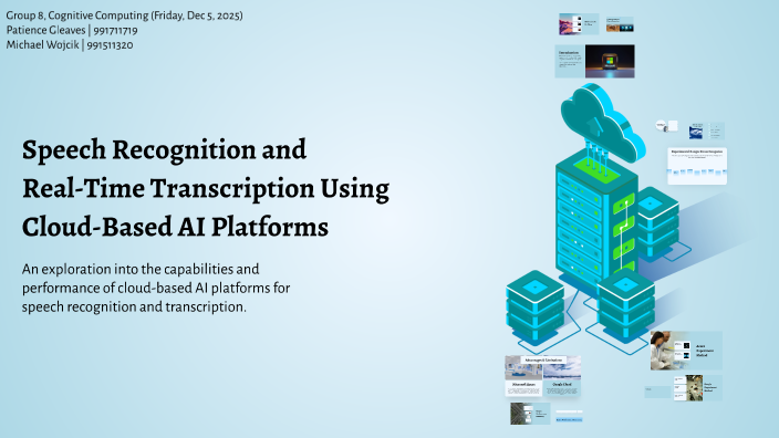 Speech Recognition and Real-Time Transcription Using Cloud-Based AI ...