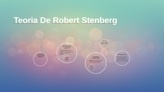 Teoria De Robert Stenberg by joaquin amaya on Prezi