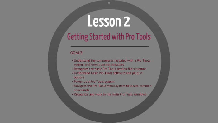 pro tools 101 williams lesson 5