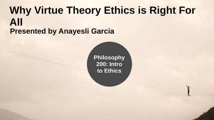 essay on virtue theory