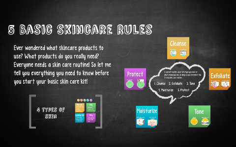 5 basic skincare routine