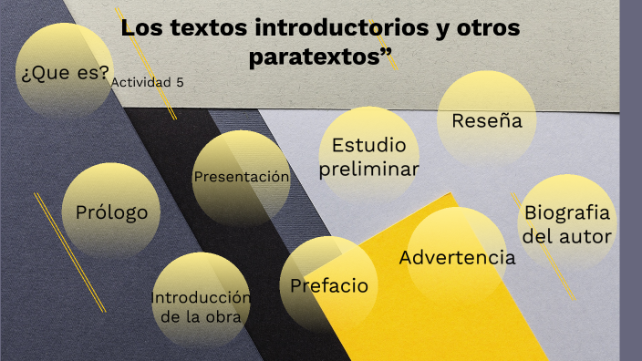 Los textos introductorios y otros paratextos by Uriel Chamorro Alvarado