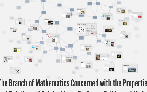 The Branch of Mathematics Concerned with the Properties and Relations ...