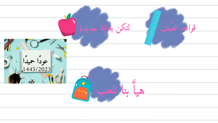 العودة إلى الدراسة by Alhoda Primary on Prezi