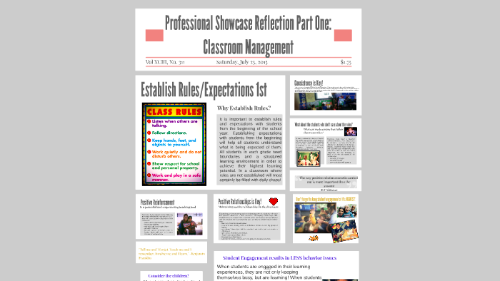 Professional Showcase Reflection Part One: by Stephanie Moreno on Prezi