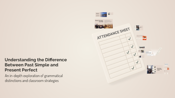 Understanding the Difference Between Past Simple and Present Perfect by ...