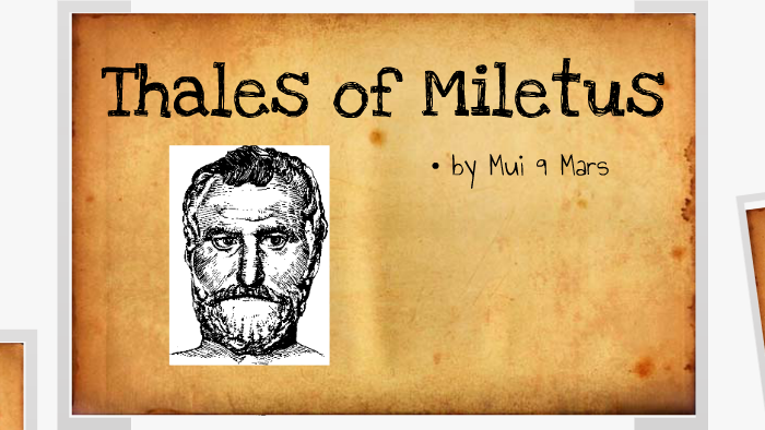 Thales of Miletus  Google Slides & PowerPoint template