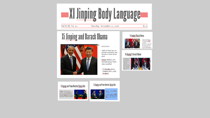 XI Jinping Body Language by Alexandrina Petrachi on Prezi
