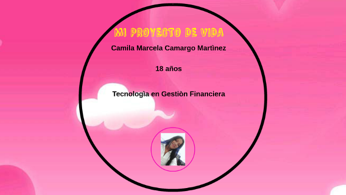 MI PROYECTO DE VIDA by camila marcela camargo martinez on Prezi
