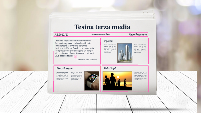 Tesina 2 by Alice Fasciano on Prezi