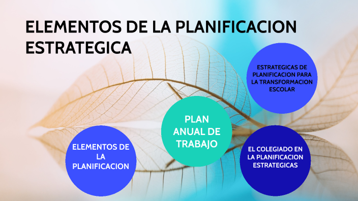 ELEMENTOS DE LA PLANIFICACION ESTRATEGICA by SANDRA PINEDA RAMOS on Prezi