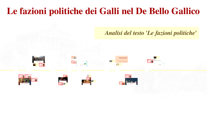 Le Fazioni Politiche De Bello Gallico