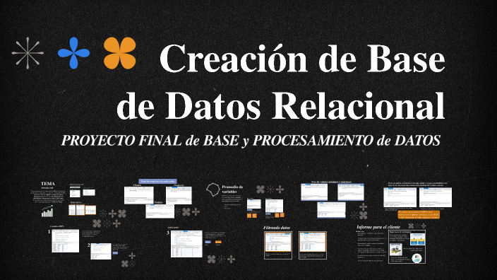 Creación de Base de Datos by Facundo Ignacio Acuña on Prezi