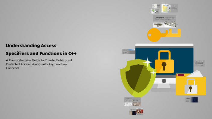 Understanding Access Specifiers and Functions in C++ by DIVYAS ...