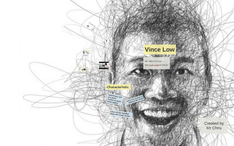 Vince Low uses famous celebrity by on Prezi