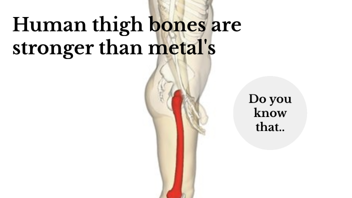 Human thigh bones are stronger than metal by Ahmad bilal on Prezi