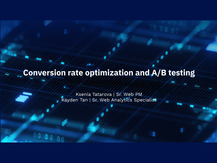 Conversion Rate Optimization And A B Testing By Ksenia Tatarova On Prezi