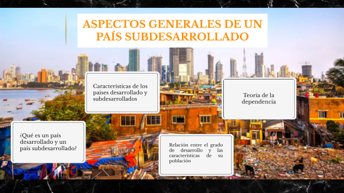Aspectos generales de un país subdesarrollado by mayerly del Rosario