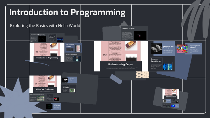 Introduction to Programming by Lily Liu on Prezi