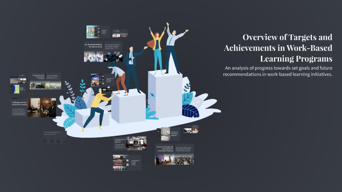 Learning Target For Work Overview of Targets and Achievements in Work-Based Learning Programs by ...