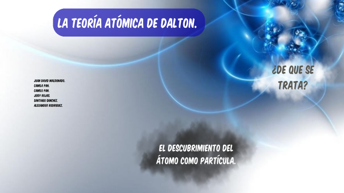 La teoría atómica de Dalton by victoria rodriguez on Prezi
