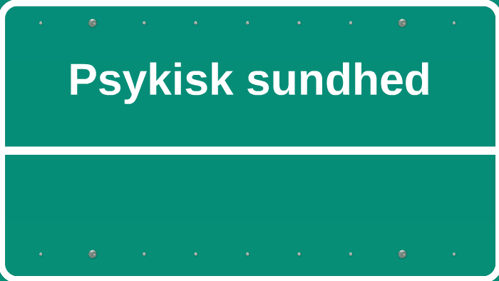 Psykisk sundhed by Emely Buchholt