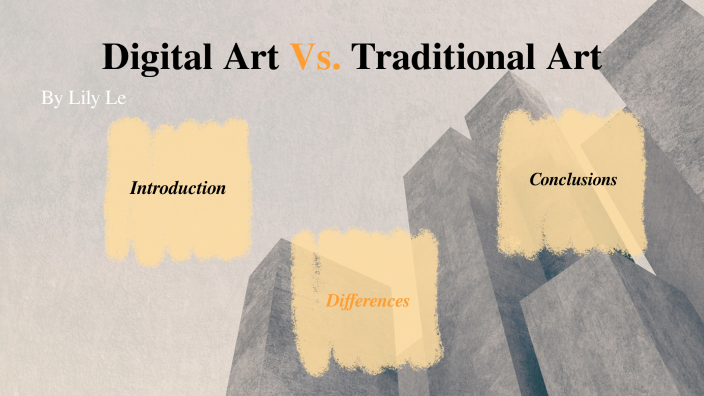 digital art vs traditional art essay