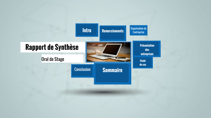 Page De Garde Diaporama Oral De Stage