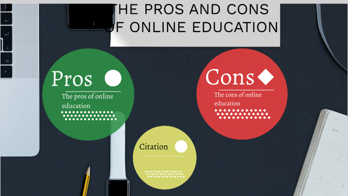 pros and cons of online education group discussion