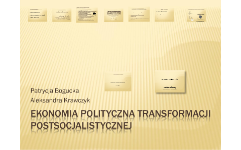 Ekonomia Polityczna By Patrycja Bogucka On Prezi