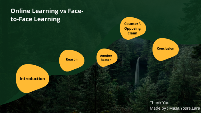 Online Learning Vs. Face-to-Face Learning By Masa Amir On Prezi