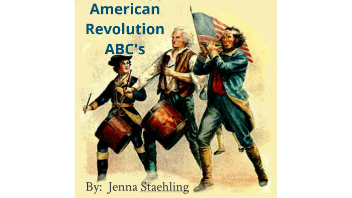 Abc Chart Of The American Revolution