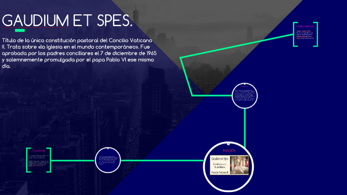 Grandes líneas de la Constitución Pastoral Gaudium et Spes (1)