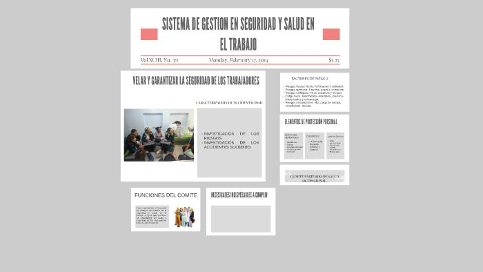 SISTEMA DE GESTION EN SEGURIDAD Y SALUD EN EL TRABAJO by gustavo ...