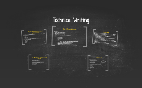 Technical Writing by on Prezi