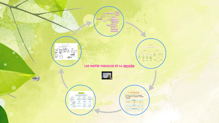 LAS PARTES VARIABLES DE LA ORACIÓN by Ruth Salas Marín on Prezi