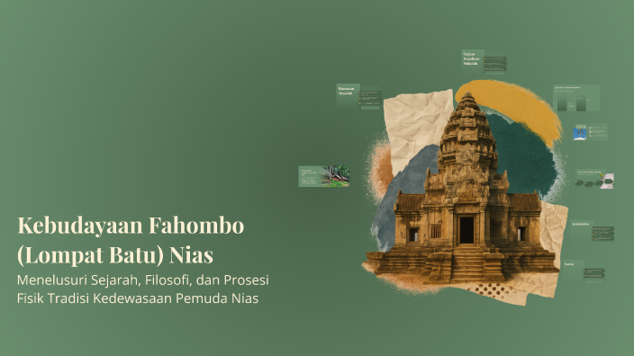 Kebudayaan Fahombo (Lompat Batu) Nias by Dede pramedya on Prezi