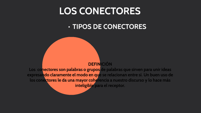 LOS CONECTORES by PROF. REBECA GALAN