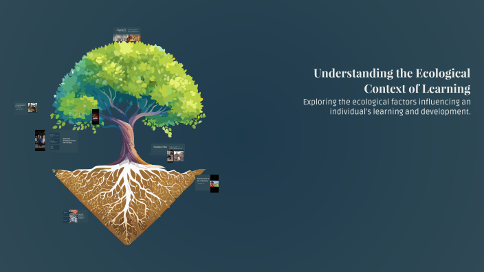 Understanding the Ecological Context of Learning by Valentina Alter on ...