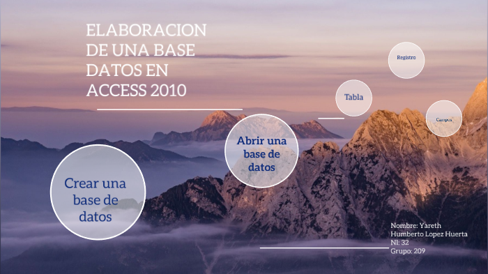 Etapa 2 Manejar una base de datos by Yareth Lopez on Prezi