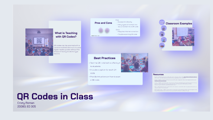 QR codes in Class by Cristy Roman on Prezi
