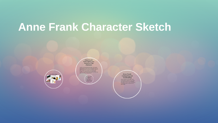 Character sketch of Anne Frank in easy words - Brainly.in