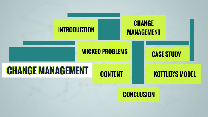 main characteristics of kotter's 8 step change management theory