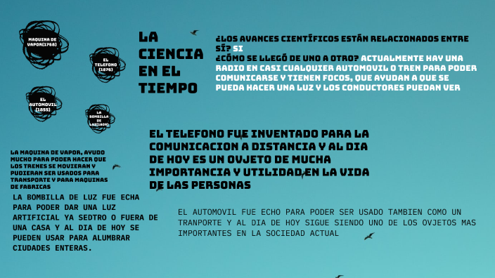 la ciencia en el tiempo by Francisco Sedano on Prezi