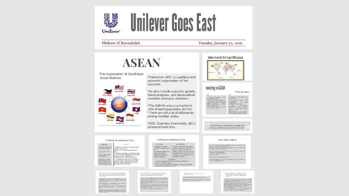 unilever goes east case study